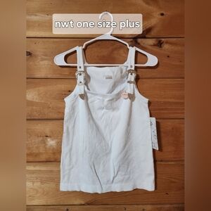 Western buckle strap tank nwt osfm plus